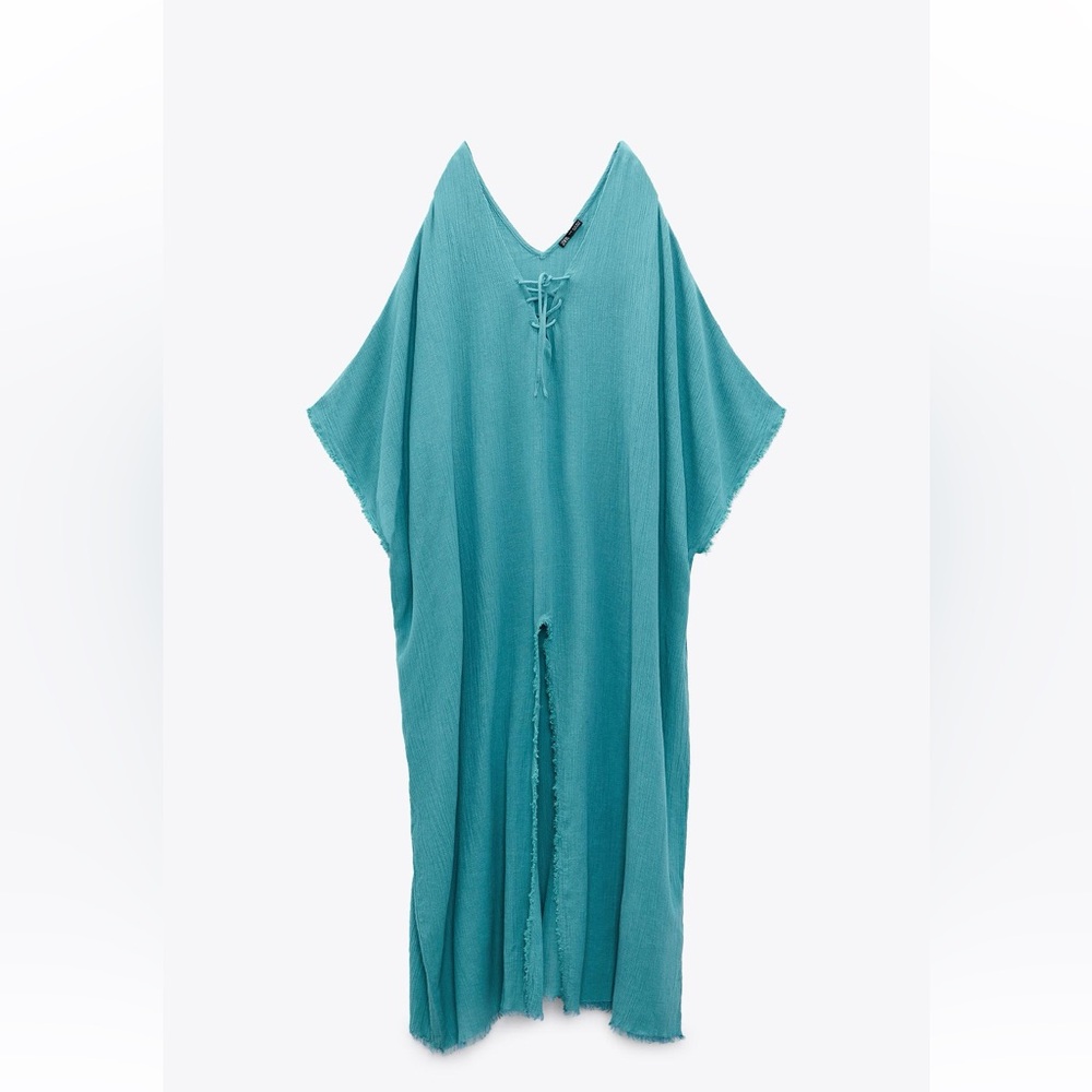 Zara Turquoise Swim Cover-Up